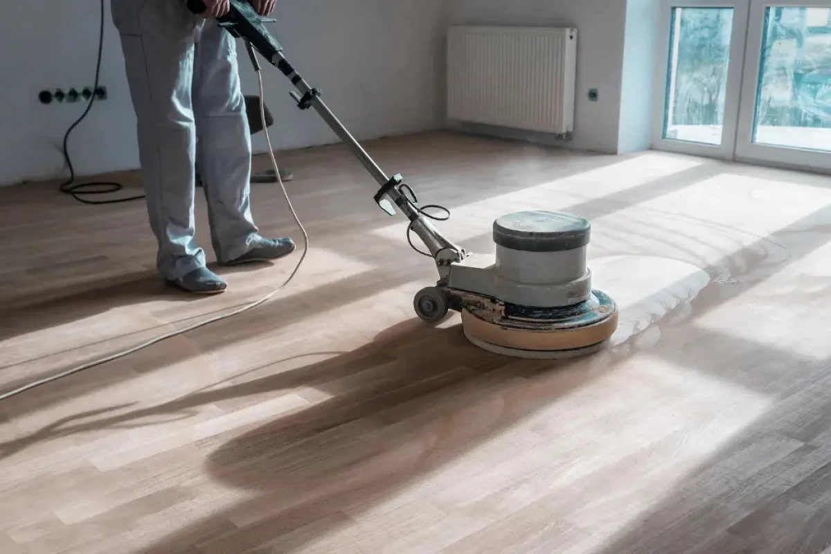 Wooden parquet flooring texture for parquet polishing services in Singapore